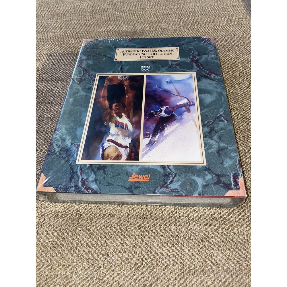 Jewel Authentic 1992‎ U.S. Olympic Fundraising Collection Pin Set Brand New Vtg